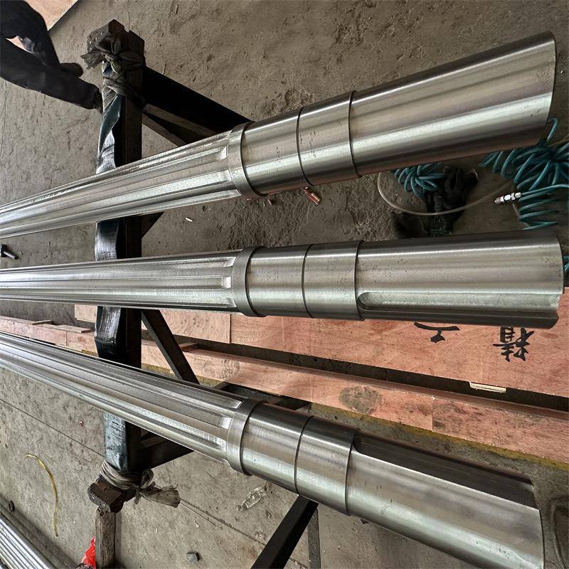 大型渐开线矩形花键轴 非标传动大型内外花键齿轮渐开线花键轴 - 图0