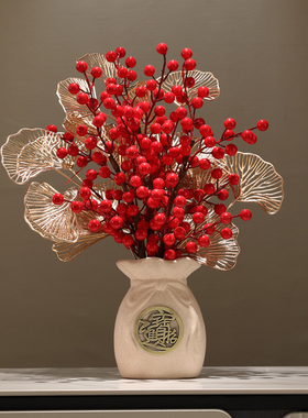 平安喜乐摆件家居饰品q新中式入户玄关电视柜搬新家暖居桌面装饰