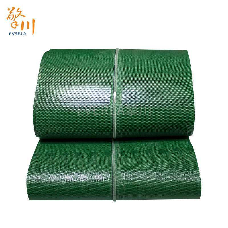 0.6MM轻薄PVC绿色轻型输送带 表面涂PVC胶中间加透明PU导条传送带,淘宝优惠券,粉丝福利购,淘宝优惠卷