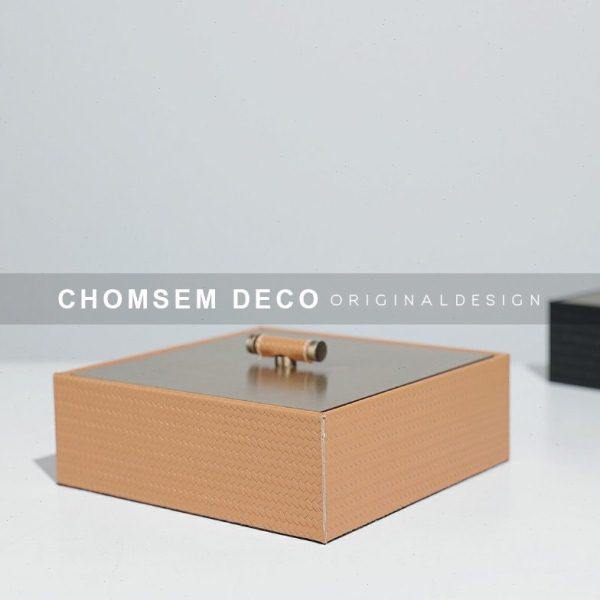 从上家居样板间金属手柄方形物品收纳盒卧室书房客厅软装饰盒摆件,淘宝优惠券,粉丝福利购,淘宝优惠卷