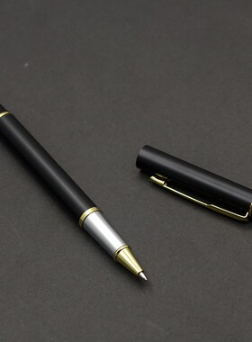 801 黑色金属签字笔 水性笔 宝珠签名笔 中性礼品笔 定制LOGO