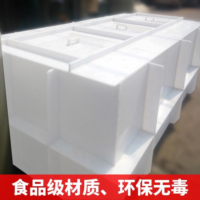 pp水箱塑料板焊接加工酸洗电镀槽过F滤防渗箱焊接养殖过滤槽加工 - 图2