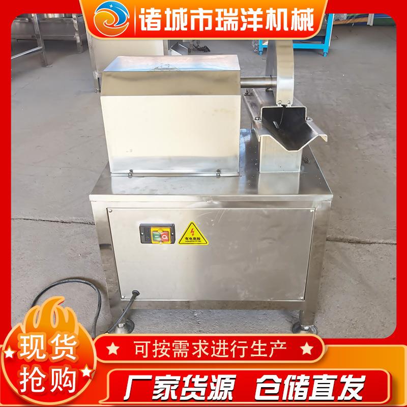 供应自动猪蹄猪脚劈半机 不锈钢羊蹄牛蹄切半机 设备猪肘子锯半机 - 图1