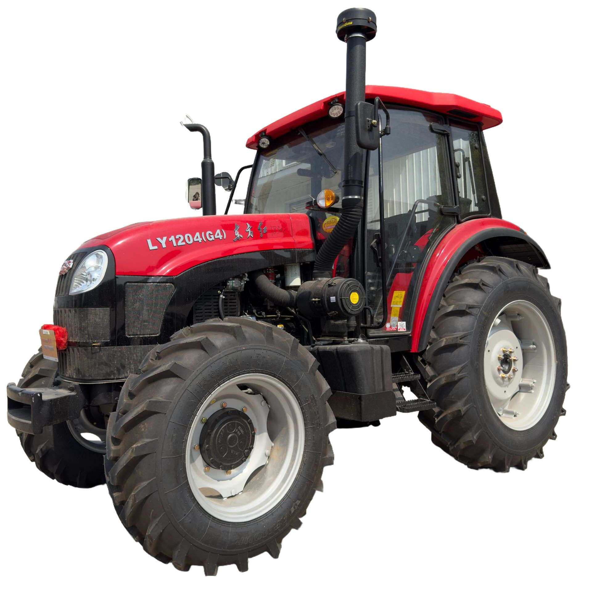 Rotary tiller diesel four-wheel drive Dongfanghong LY1204 mountain hilly paddy field agricultural tractor micro tillage machine