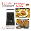 Commercial honeycomb waffle machine, quick bread waffle equipment, office dessert electric baking pan, honeycomb lattice waffle machine