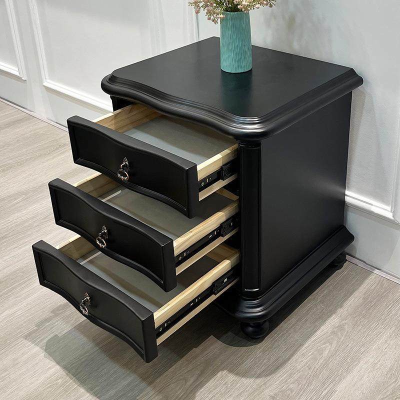 实木美式床头柜欧式整装款家用简约卧室储物柜现代收纳柜子床边柜,淘宝优惠券,粉丝福利购,淘宝优惠卷