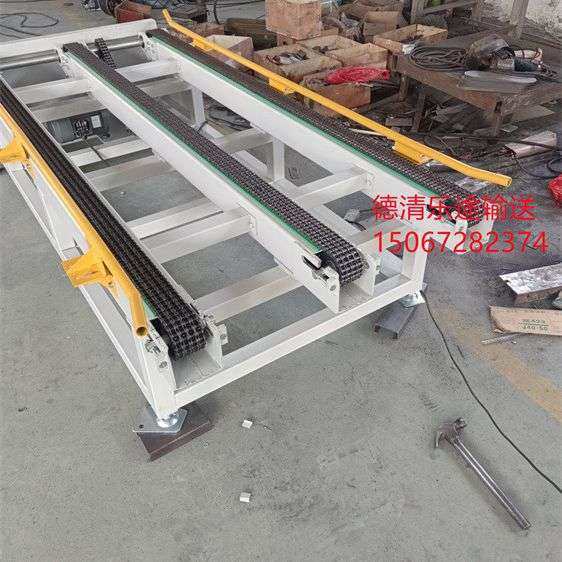 码垛托盘链条输送机  塑料 木托盘链条输送机  9脚托盘输送机,淘宝优惠券,粉丝福利购,淘宝优惠卷