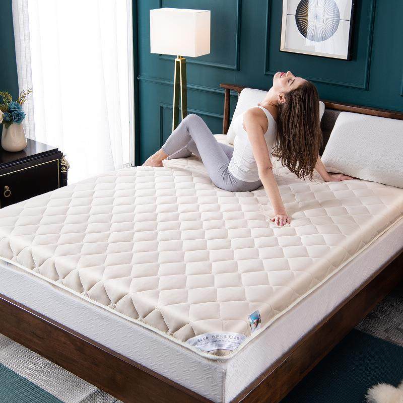 2020新品 水洗全棉床垫1.5/1.8米床家用床褥垫被90cm学生宿舍垫子 - 图1