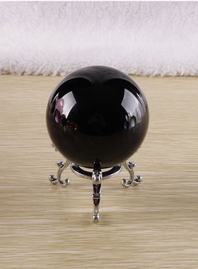 简约现代水晶玻璃j球紫色红色黄色粉红蓝色湖蓝色办公室桌面微摆
