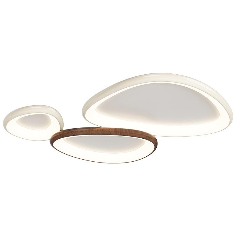 鹅卵石客厅灯2025年新款撞色复古吸顶灯大厅灯中古风卧室灯具灯饰 - 图3