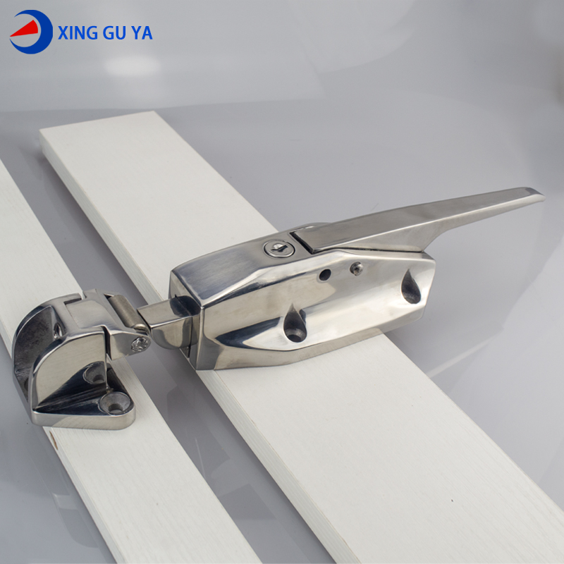 兴固雅不锈钢冷库门锁 凸门冷z冻库安全把手1178烘箱锁速冻门锁 - 图3