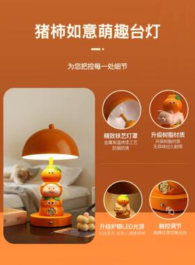 生日礼物女生实用充电台灯2025新款摆件卧室床头灯桌面氛围小夜灯