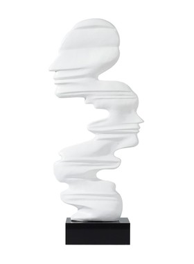 现代抽象艺术玻璃钢大型落地艺术装置雕塑M酒店售楼处大堂玄关摆