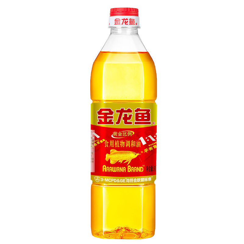 金龙鱼黄金比例食用油900ml小瓶宿舍炒菜植物油食用调和油家用,淘宝优惠券,粉丝福利购,淘宝优惠卷