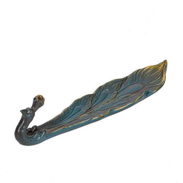 孔雀线香插香座家用室内香薰炉卧香炉檀香香炉陶瓷创意茶道熏香炉,淘宝优惠券,粉丝福利购,淘宝优惠卷