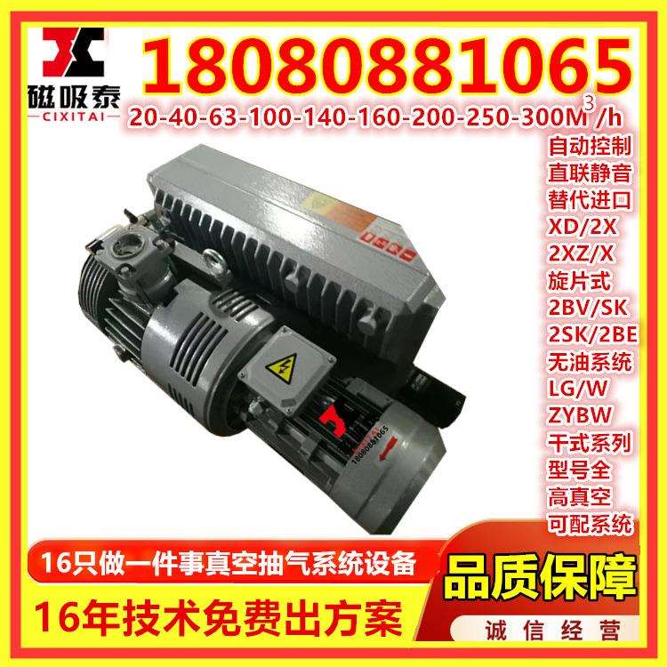 榆林飞越VAL单级旋片真空泵VSV-022/028 单级真空泵 0.75KW负压泵 - 图2