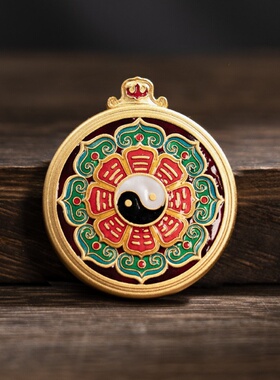 道家张天师吊坠唐卡佛牌挂件项链