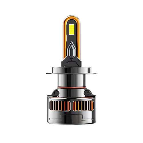 跨境双铜管U型汽车led大灯前照灯h1 9005远近光一体h4 h7货车灯泡 - 图3