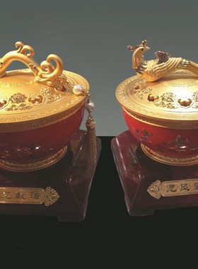 铅锡合金浇铸锌合金压铸s铜铸造脱腊莲花梅花鹿动物红酒瓶底座模