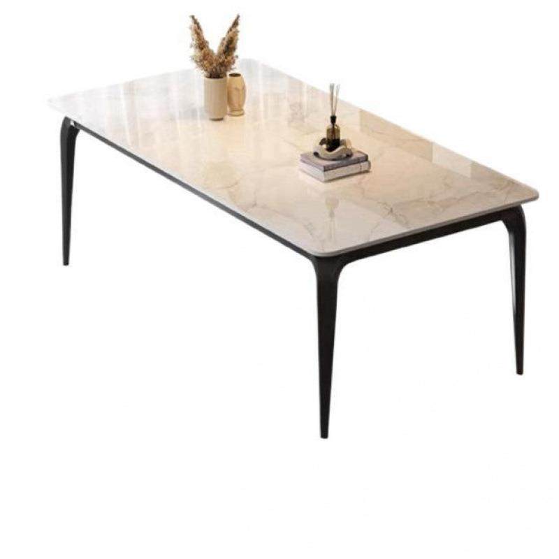 新简约现代意式极简岩板餐桌椅组合饭桌家用小户型长方形轻奢桌子,淘宝优惠券,粉丝福利购,淘宝优惠卷