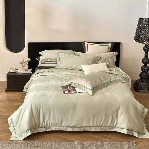 新款轻奢天丝棉磨毛四件套亲肤丝滑印花床品秋冬柔软高端床上用品 - 图2