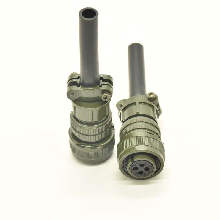 5015系列防水连接器直头MS3106A14S-2S弯头插头MS3108A14S-2S - 图1