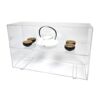 Acrylic transparent Bogu rack tea set teacup display rack tea ornaments storage rack table V-sided purple sand pot storage