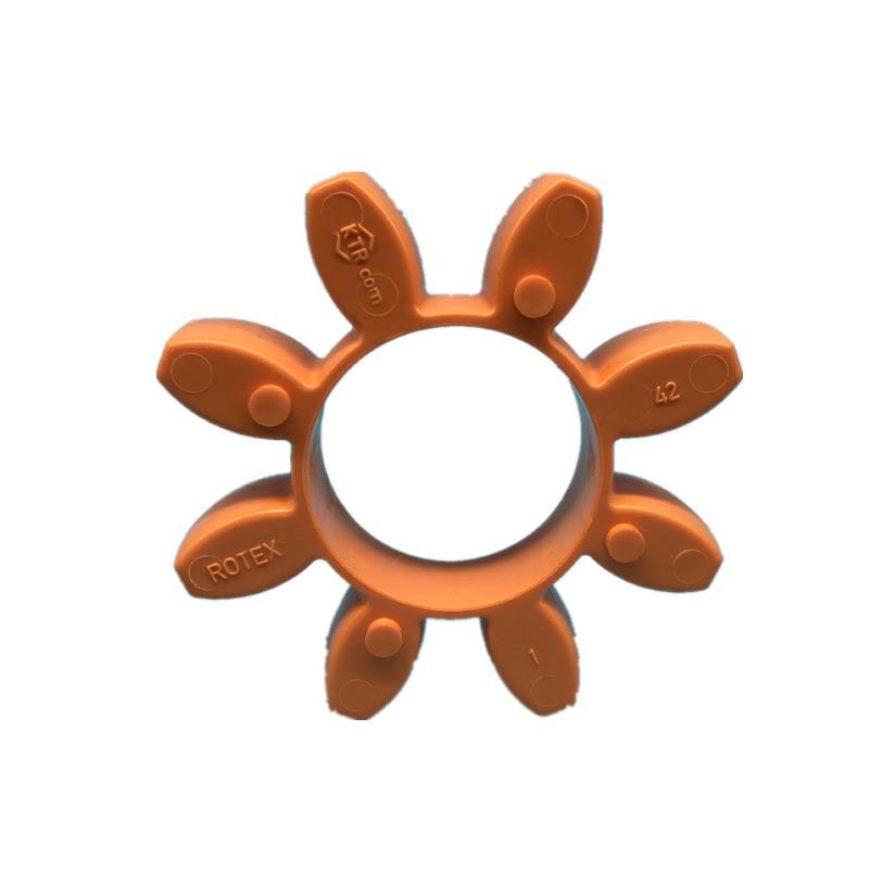 KTR ROTEX 98SHA 92SHA 64SHD橘黄色浅绿色紫色弹性体梅花垫圈胶 - 图3