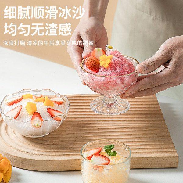 刨冰机家用小型手摇碎冰机手动冰沙机雹冰机制作芋泥冰绵绵冰神器,淘宝优惠券,粉丝福利购,淘宝优惠卷