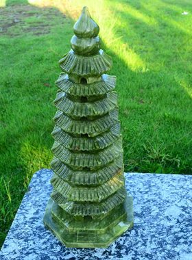 客厅书房家居招财摆件南商务装饰品开业礼品摆设玉塔摆件办公室