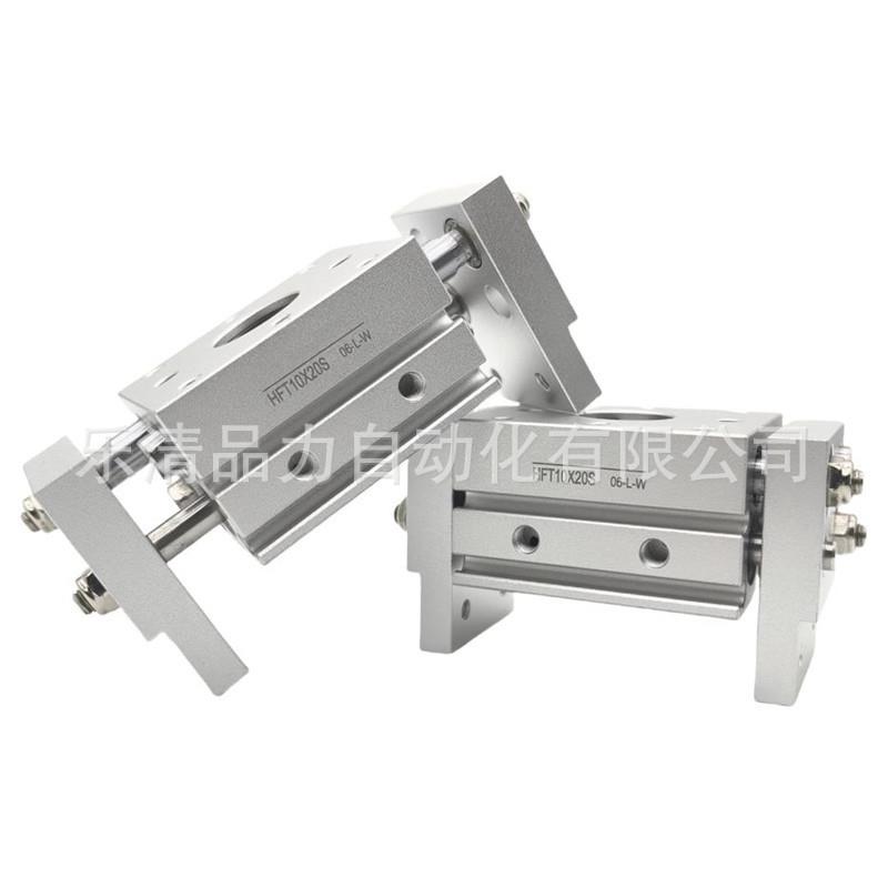 手指气缸HFT10/16/20/25/32X20X30X40X60*80-100x150-S大口径阔型 - 图2