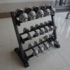 Dumbbell rack household three-layer simple double-layer dumbbell rack bracket and bracket commercial small R display rack room fitness equipment