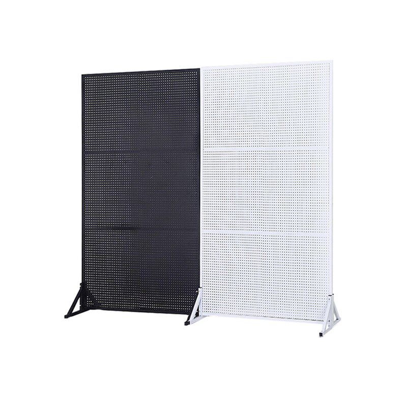 Floor-standing hole plate storage rack Mobile phone accessories storage hardware tool hanging board supermarket vertical display rack