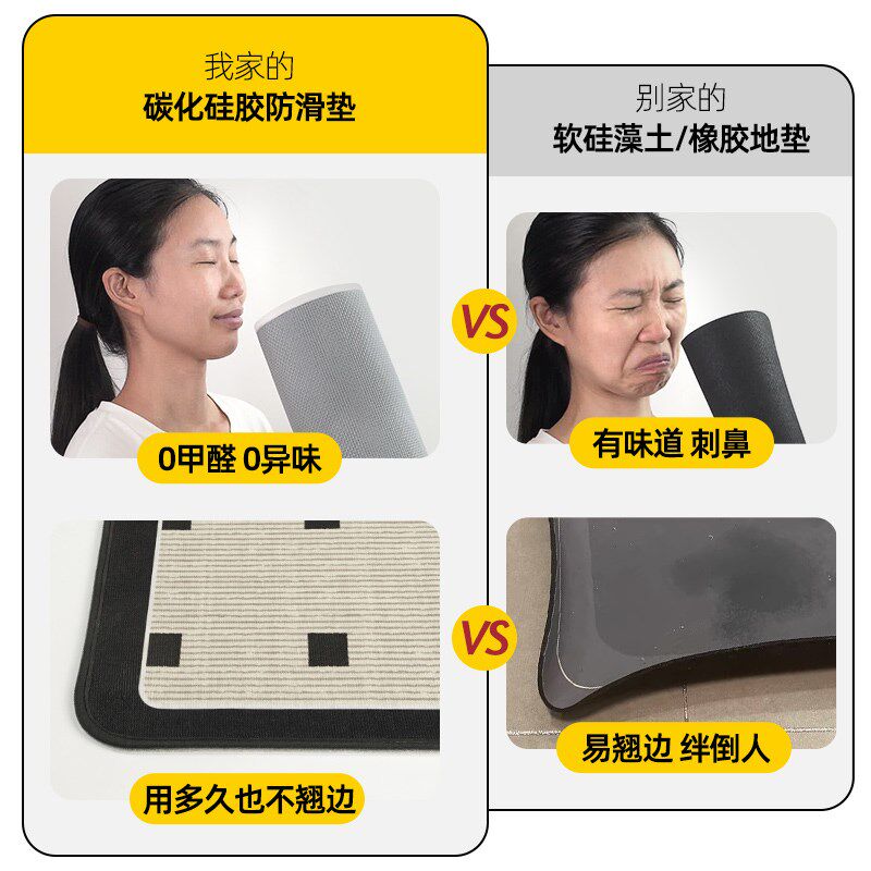 Kitchen floor mats are non-slip and oil-proof, wipeable and wash-free carpets, waterproof D-specific 2025 new water-absorbent and dirt-resistant foot mats