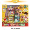 Xiaodouzi burger shop little girl boys and girls toys kitchen play house vending machine supermarket cashier set