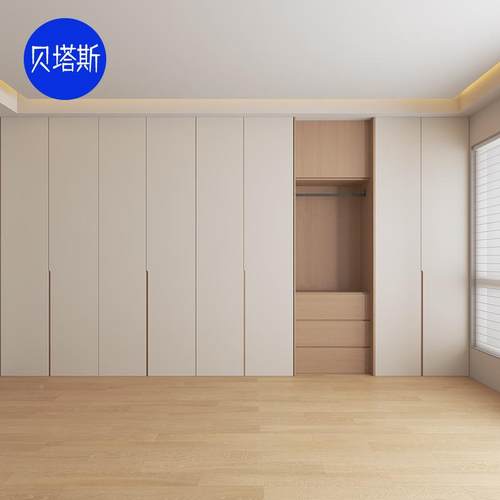 福人板全屋定制现简约多功代能ISN柜衣柜精定做ENF级实木芯体 - 图2