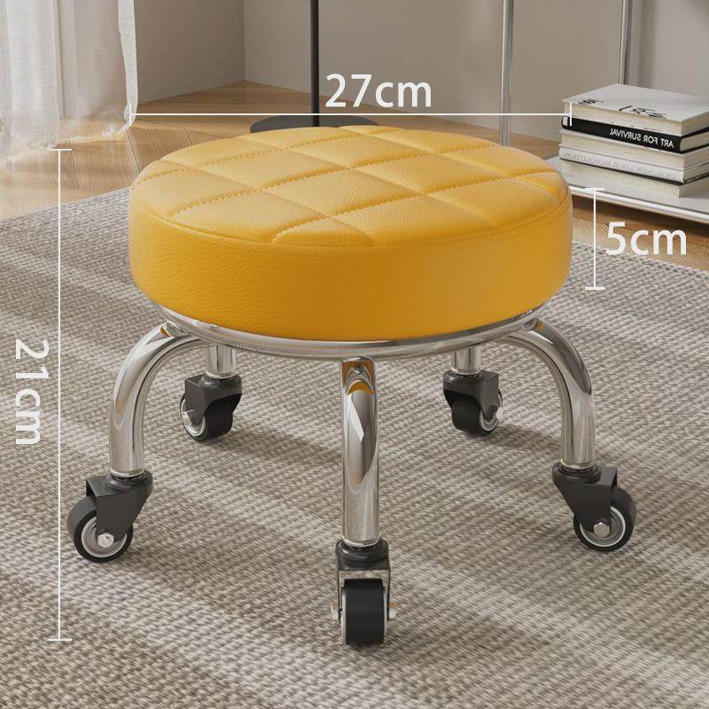 童矮凳美缝家用静音万向轮小凳子带娃儿滑轮学步带轮擦地网红新款,淘宝优惠券,粉丝福利购,淘宝优惠卷