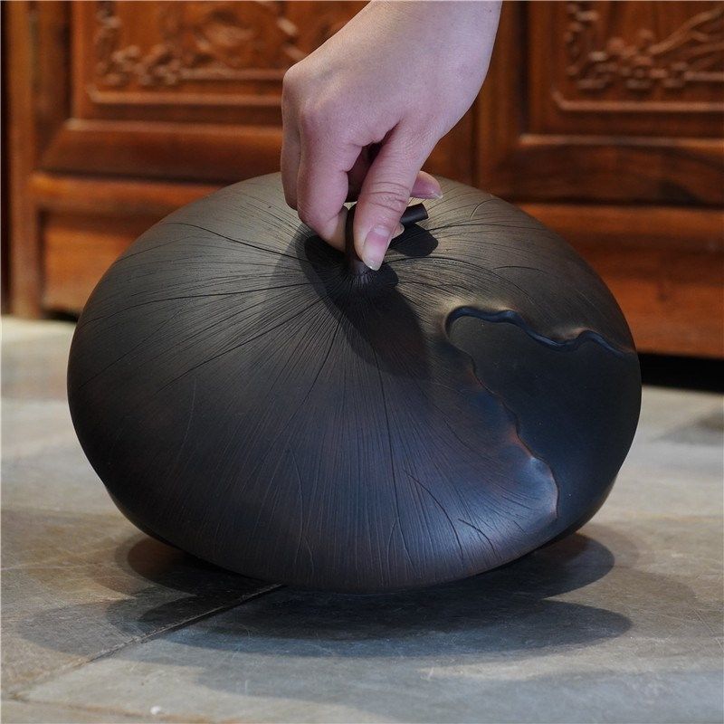 建水紫陶茶叶罐普洱茶茶饼收纳盒密封罐茶叶储存茶饼盒茶叶罐茶具,淘宝优惠券,粉丝福利购,淘宝优惠卷