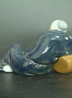 乐 摆设石 醉翁其人物湾家居装饰品 工艺品摆件 公仔礼品陶瓷