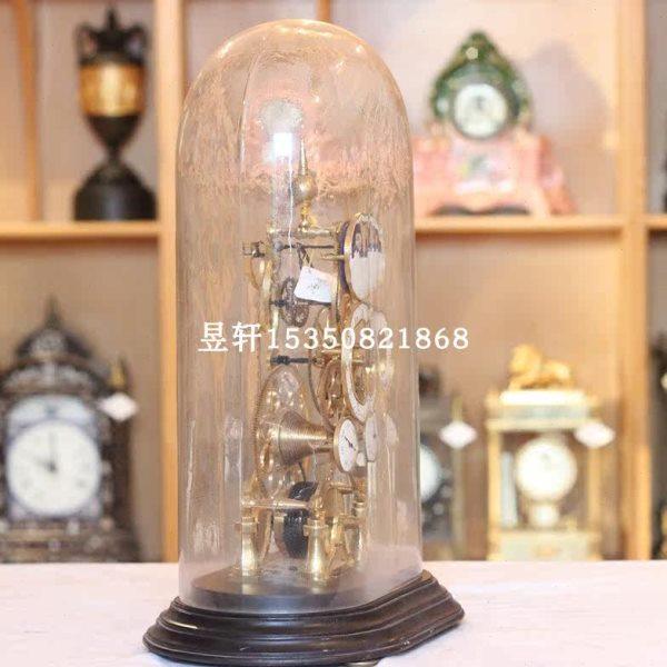 仿古 欧式 古典 机械座钟 镀金星辰日月骨架钟,淘宝优惠券,粉丝福利购,淘宝优惠卷