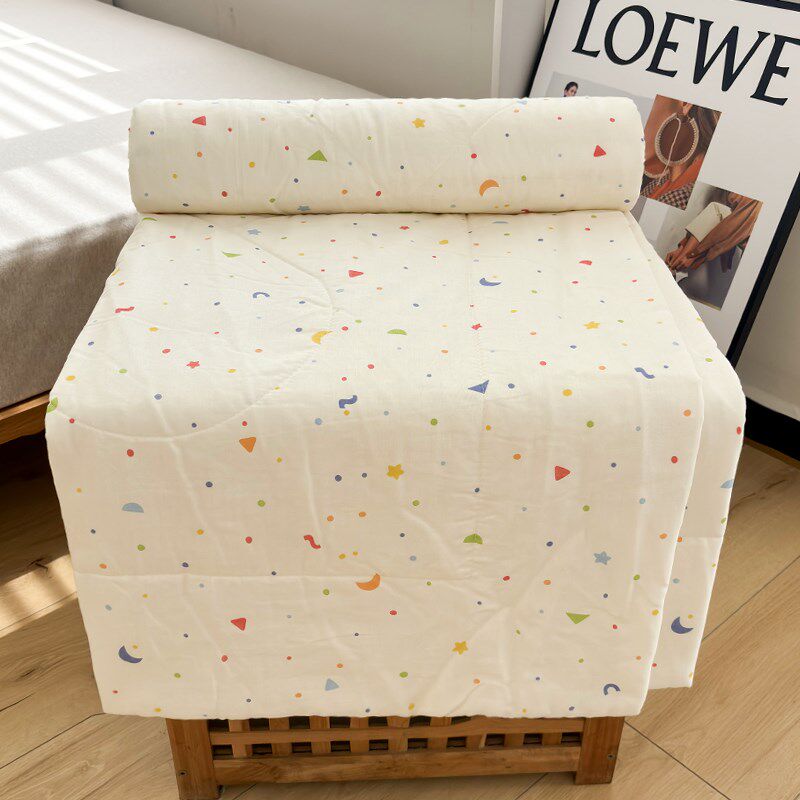 A类双层纱月梦星辰薄被子空调被单人夏被凉感亲肤三4件套2024新款,淘宝优惠券,粉丝福利购,淘宝优惠卷