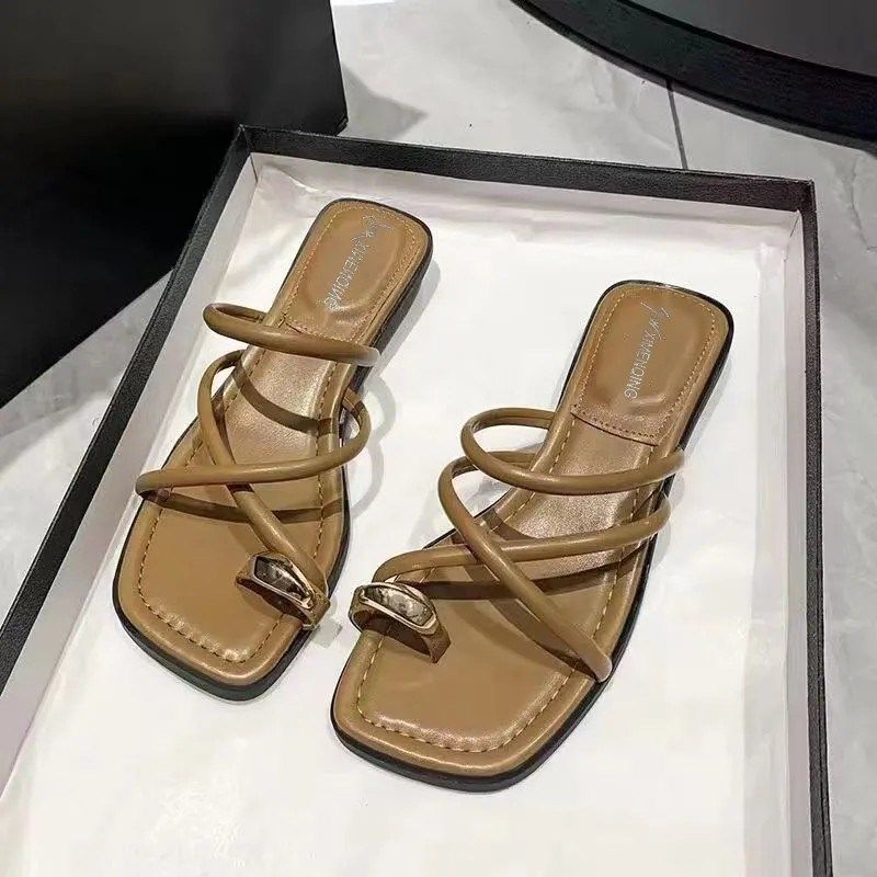 33小码拖鞋女313233夏季外穿34码凉鞋平底时尚百搭2025新款凉拖鞋,淘宝优惠券,粉丝福利购,淘宝优惠卷