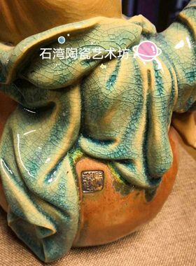 酒济公中式会所罗汉喜精品陶瓷济公湾装饰门家居庆客厅佛活石饮