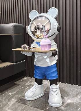 轻奢太空人宇航员落地饰摆摆件家装居酒店客厅前软台装办公JRA261