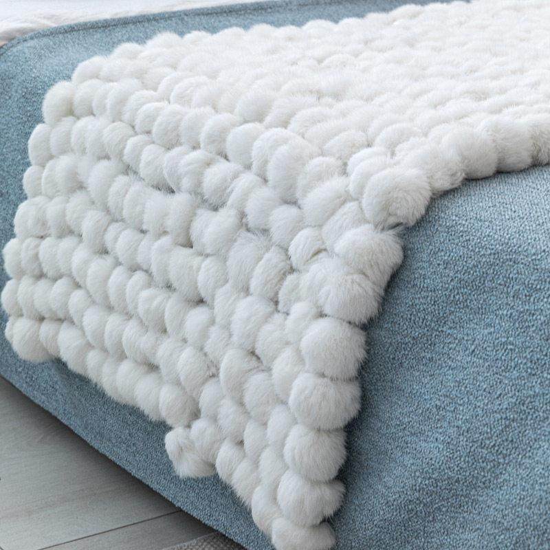 蓝色系儿童房样板间床旗抱枕组合现代简约酒店民宿床尾巾床品搭毯,淘宝优惠券,粉丝福利购,淘宝优惠卷