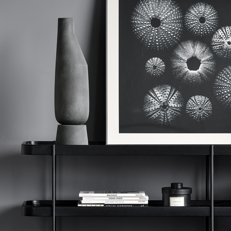 速发迦乐日式侘寂风台面艺术装饰插干枝高P花瓶可落地陶器摆件 - 图2