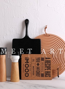 样板间厨房摆件 橱柜展厅木制胡椒研磨器饰品 餐厅餐桌饰品摆件