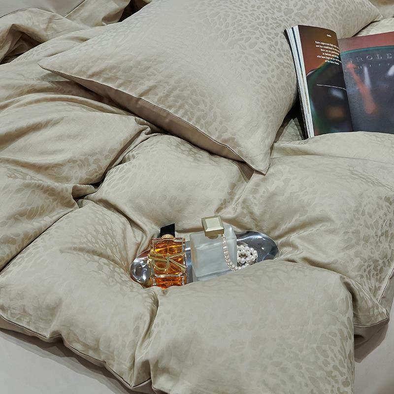 棉10支纯棉四件套2545马棉提花全0工艺舒适被套被罩匹床上四件套,淘宝优惠券,粉丝福利购,淘宝优惠卷