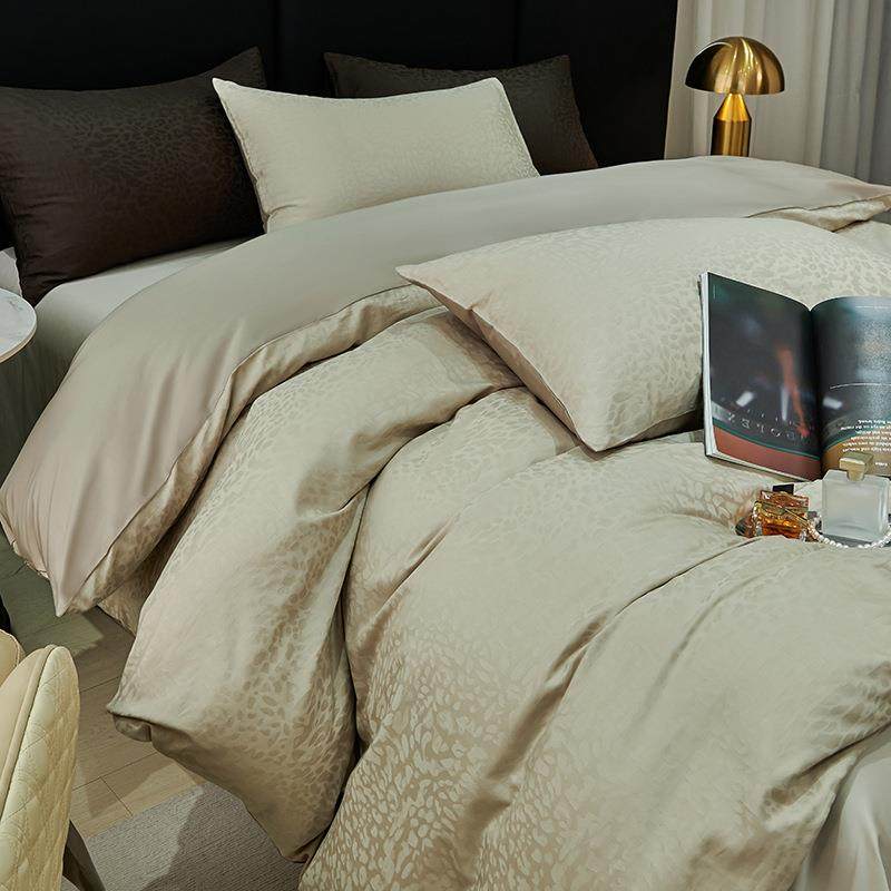 棉10支纯棉四件套2545马棉提花全0工艺舒适被套被罩匹床上四件套,淘宝优惠券,粉丝福利购,淘宝优惠卷