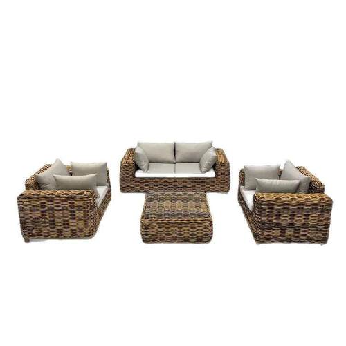 酒户店外沙发民宿庭CF3106-A院别墅休藤椅露天花园藤闲编家具沙发 - 图3